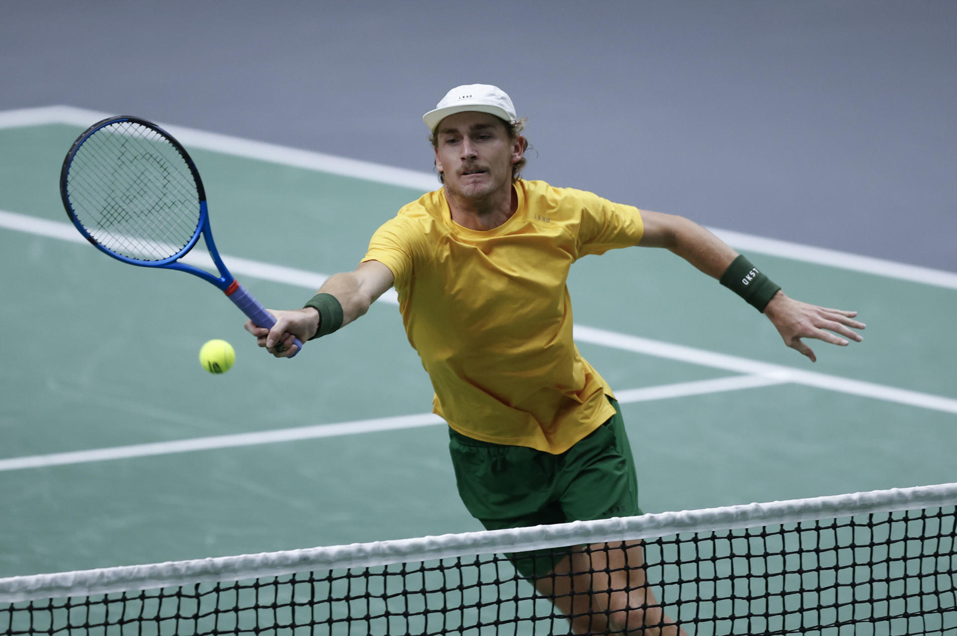 El tenista australiano Max Purcell, suspendido 18 meses por dopaje. EFE/ Biel Aliño