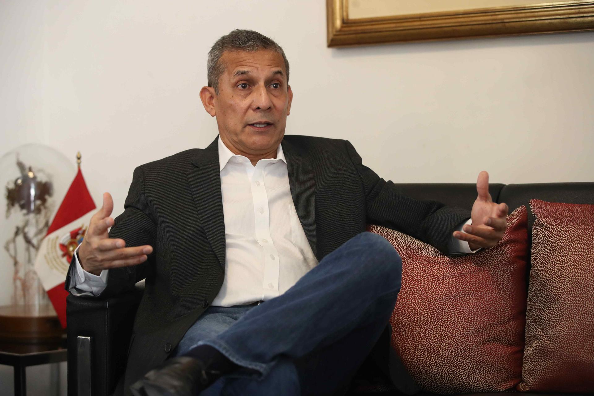 Fotografía de archivo del expresidente de Perú Ollanta Humala (2011 - 2016). EFE/ Paolo Aguilar