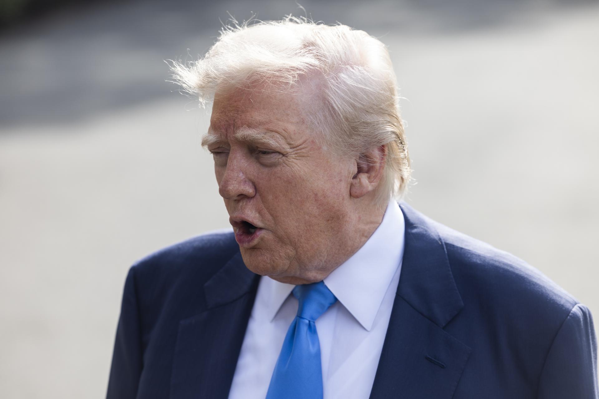 El presidente de EE.UU., Donald Trump, en una foto de archivo. EFE/EPA/JIM LO SCALZO