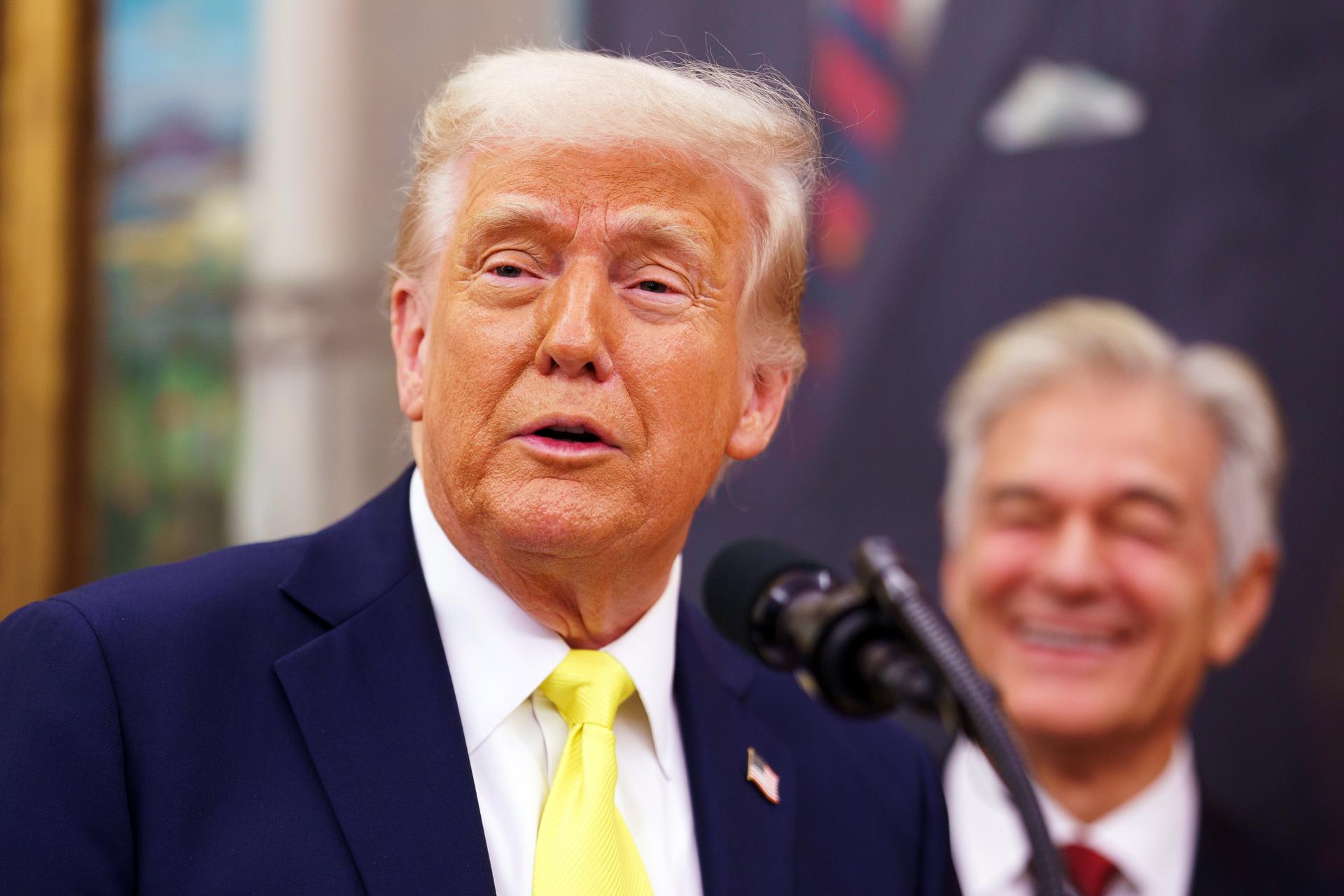 El presidente de EE.UU., Donald Trump. EFE/WILL OLIVER