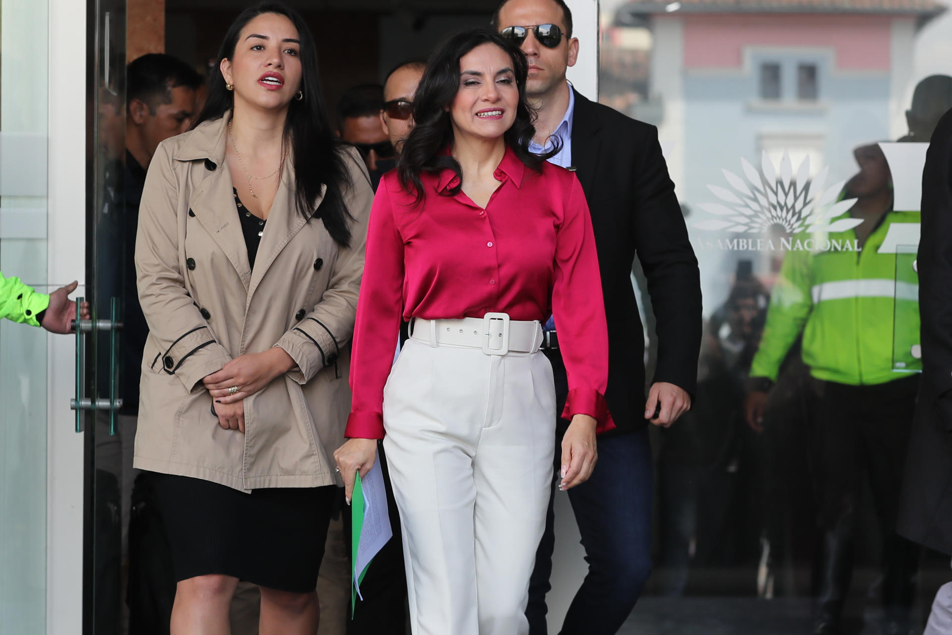 Fotografía de archivo de la suspendida vicepresidenta de Ecuador Verónica Abad. EFE/ Jose Jácome