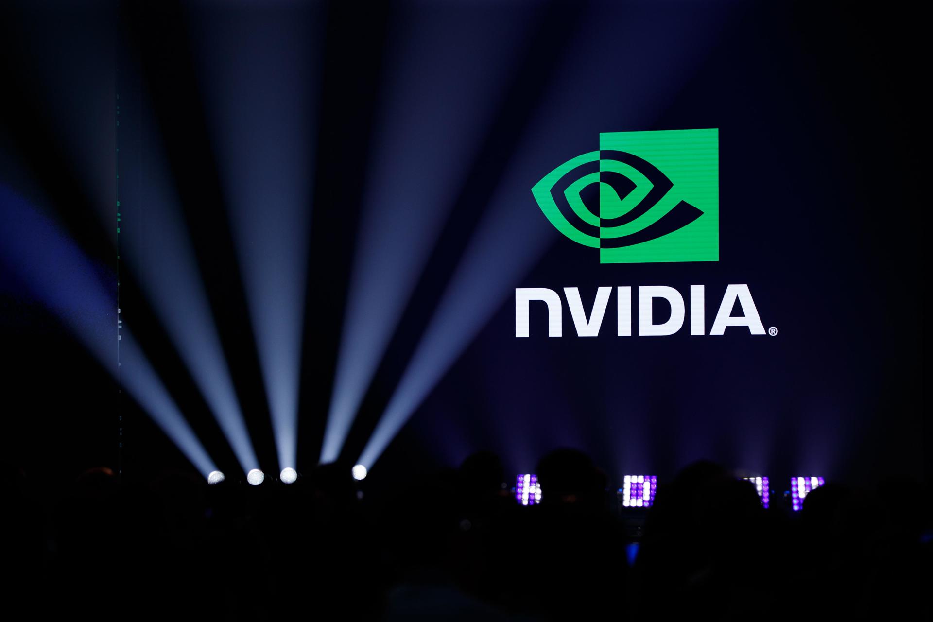 Imagen de archivo del logo de Nvidia. EFE/EPA/RITCHIE B. TONGO