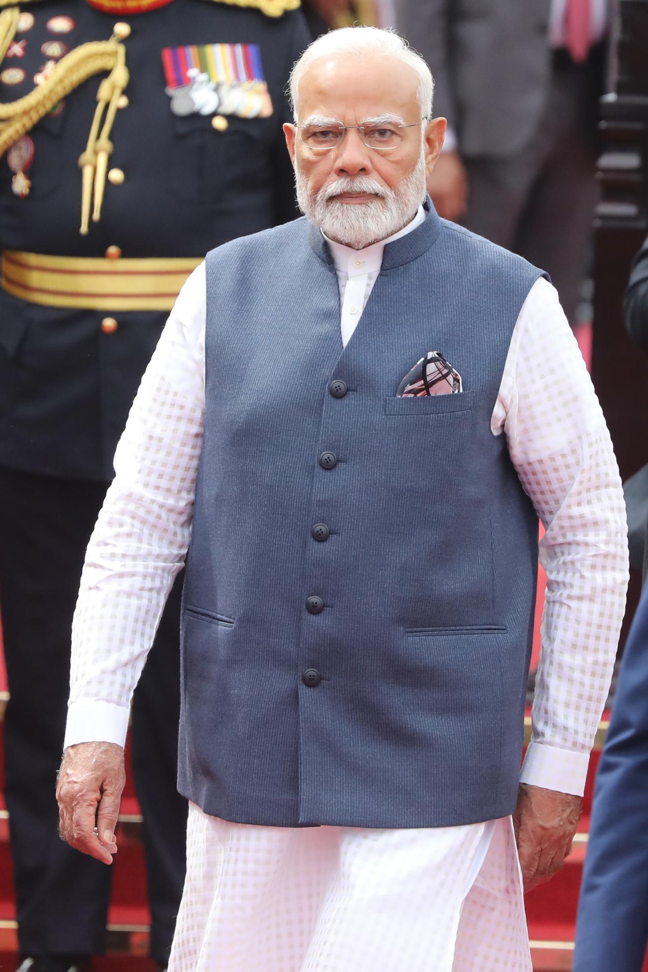 Imagen del primer ministro de la India, Narendra Modi.
EFE/EPA/CHAMILA KARUNARATHNE