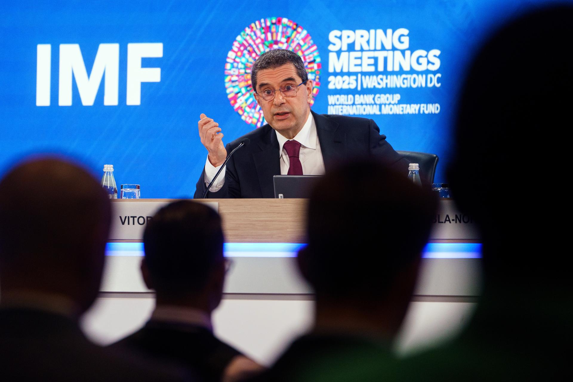 El director del departamento de Asuntos Fiscales del FMI, Vitor Gaspar. EFE/EPA/WILL OLIVER