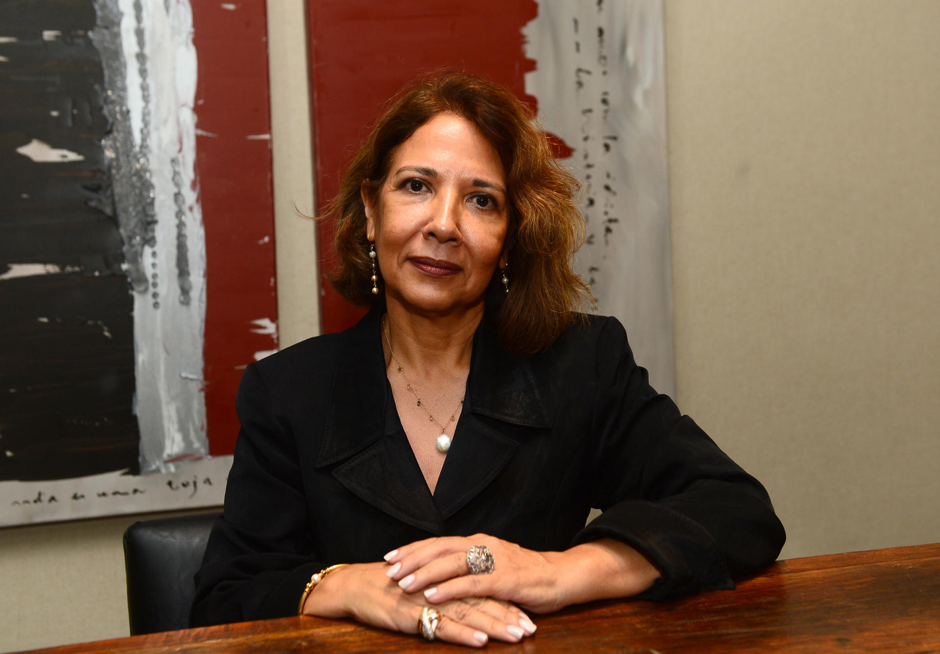 Fotografía de archivo en la que aparece la fiscal adjunta encargada de la Unidad Especializada de Delitos Informáticos de Paraguay, Matilde Moreno, durante una entrevista con EFE, en Asunción (Paraguay). EFE/Daniel Piris