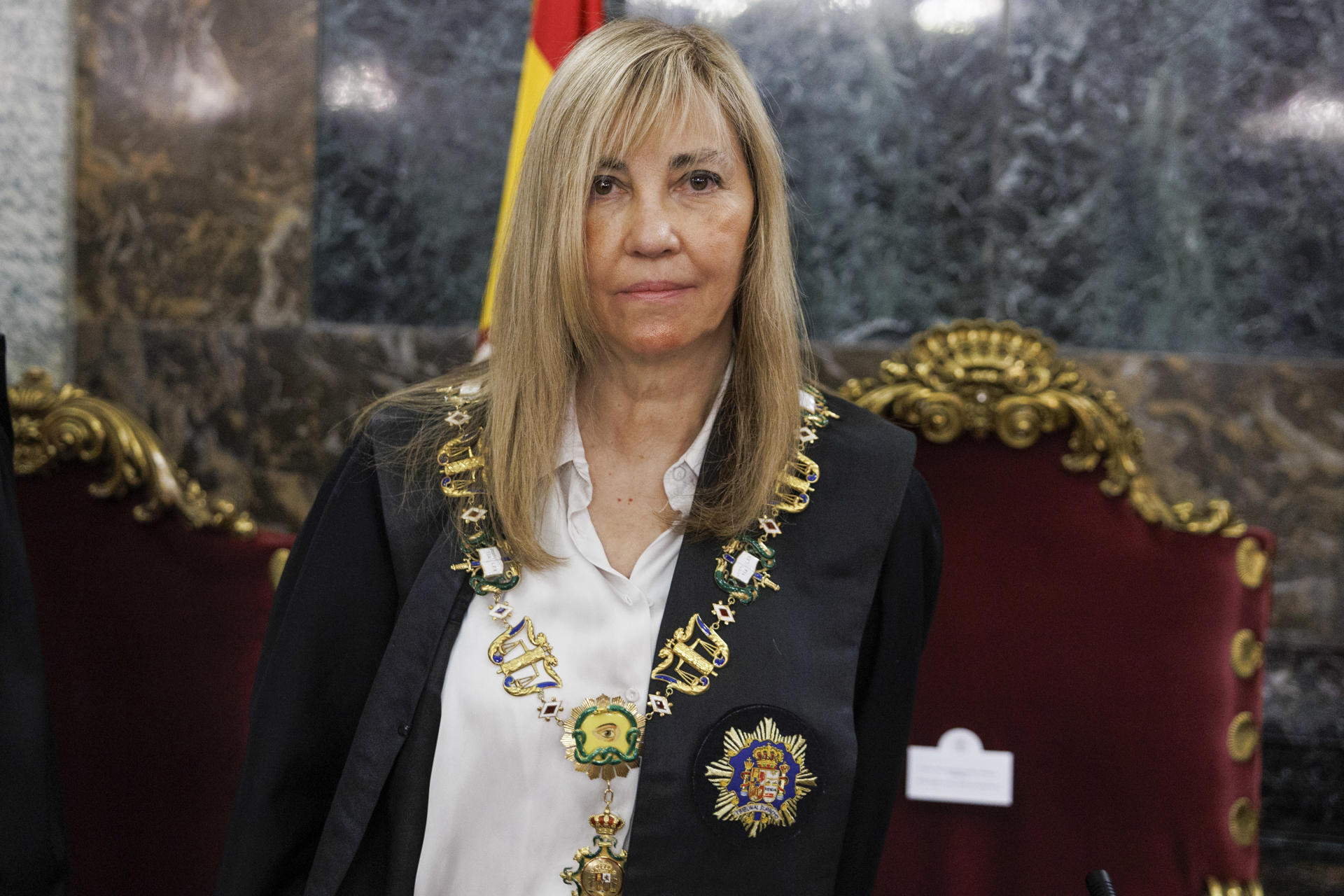 Imagen de archivo de la presidenta del Tribunal Supremo y del Consejo General del Poder Judicial, María Isabel Perelló. EFE/Sergio Pérez