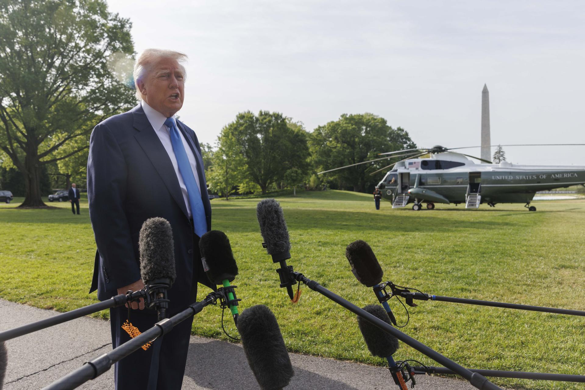 El presidente de Estados Unidos, Donald Trump, en una foto de archivo. EFE/EPA/AARON SCHWARTZ / POOL