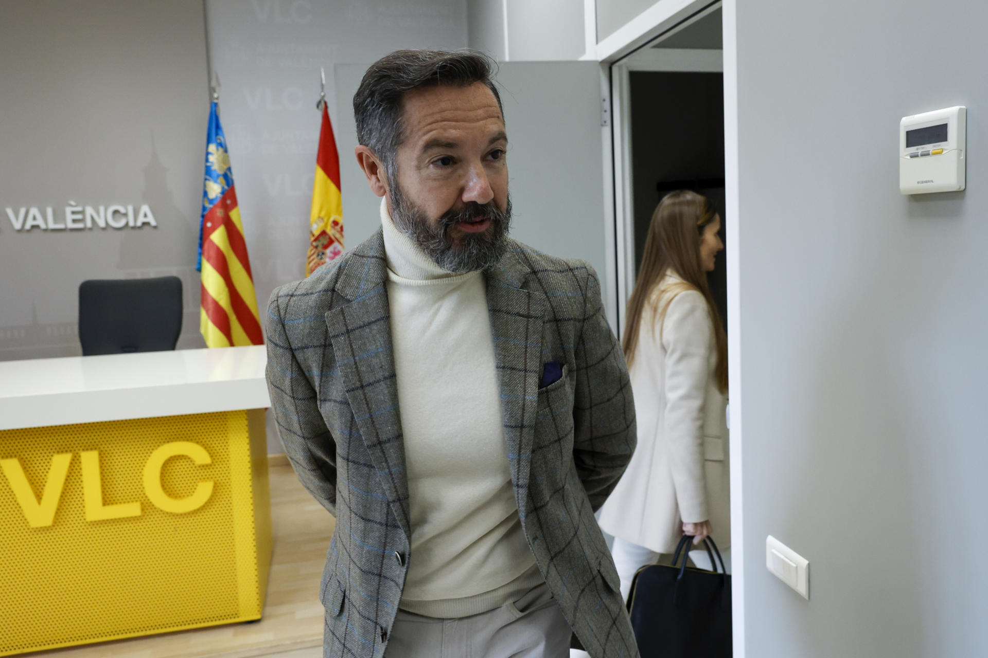 El edil de Vox en el Ayuntamiento de València, Juanma Badenas, en una foto de archivo. EFE/Biel Aliño