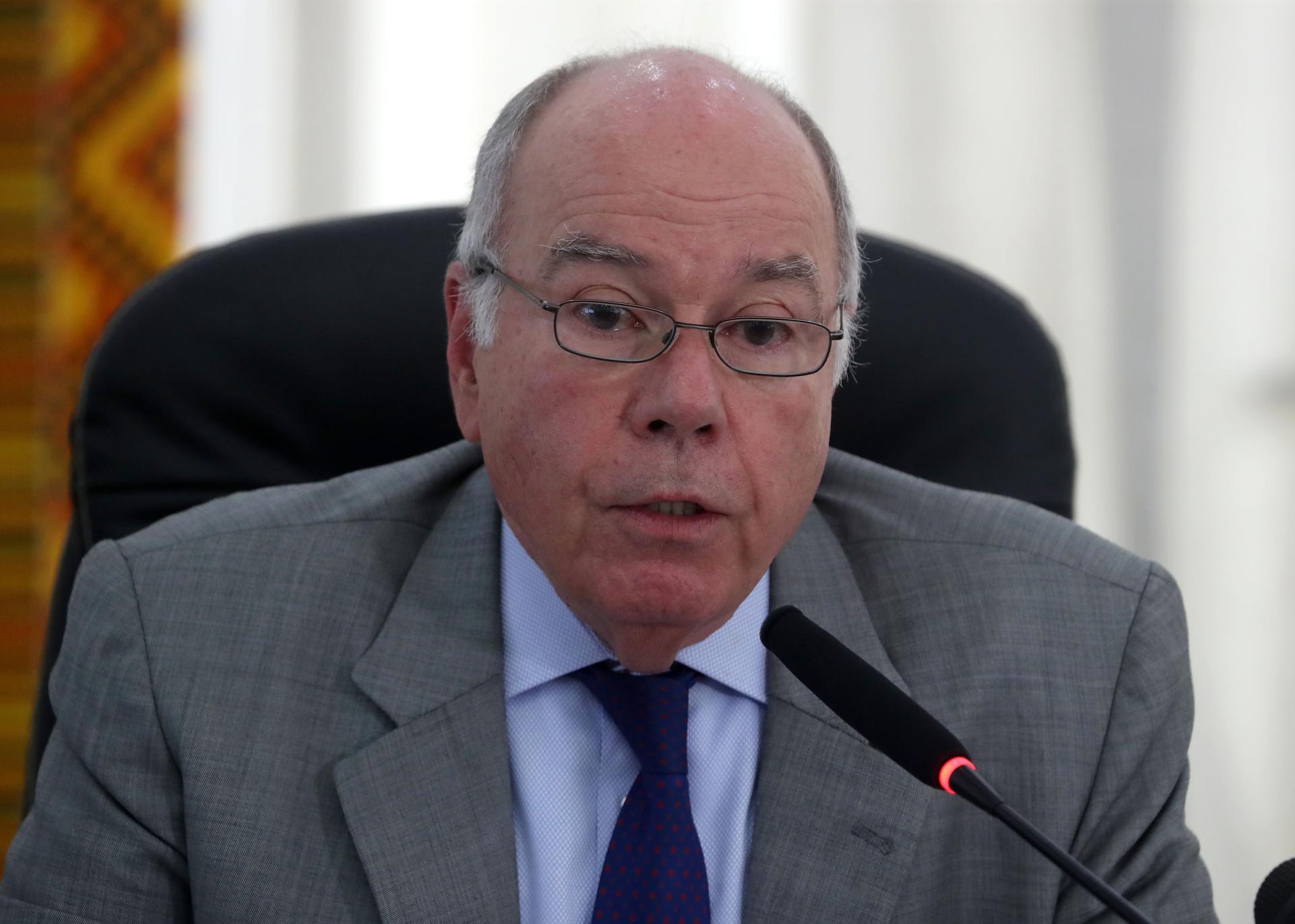El canciller brasileño, Mauro Vieira. EFE/Legnan Koula