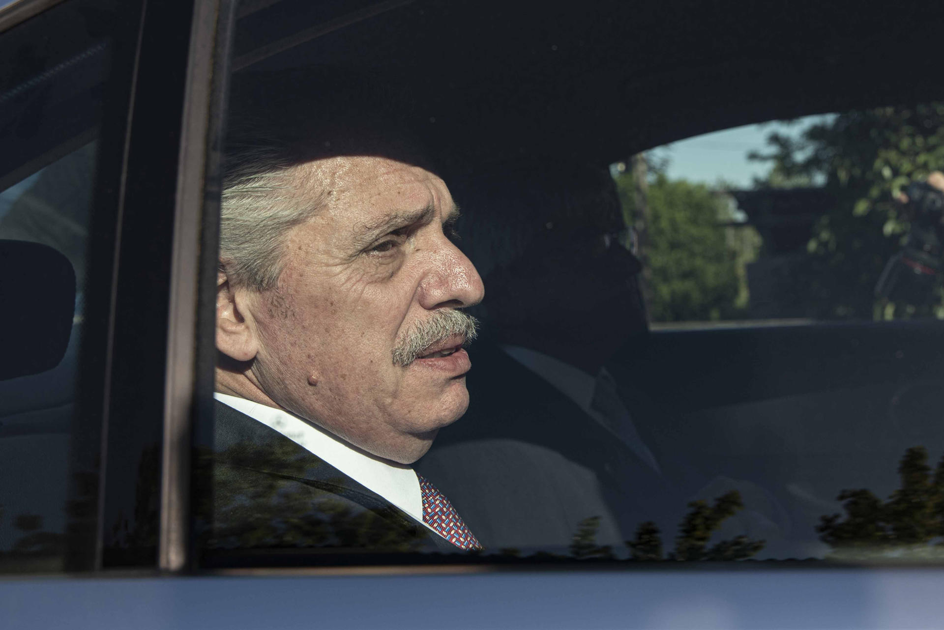 Fotografía de archivo del expresidente de Argentina Alberto Fernández (2019-2023). EFE/ Sofia Torres