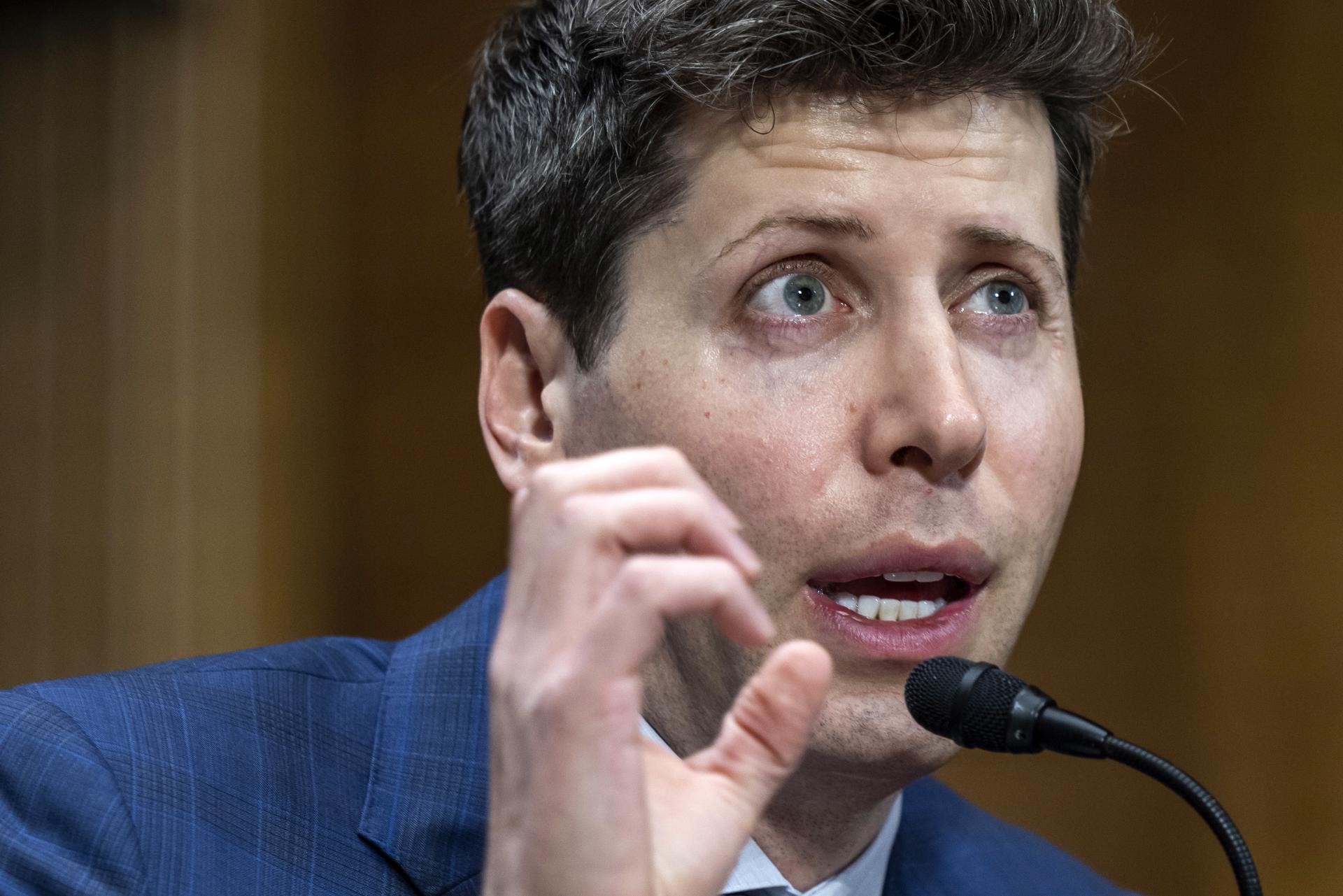 Fotografía de archivo del director ejecutivo de la compañía tecnológica OpenAI, Sam Altman, en Washington DC (EE.UU.) EFE/Jim Lo Scalzo