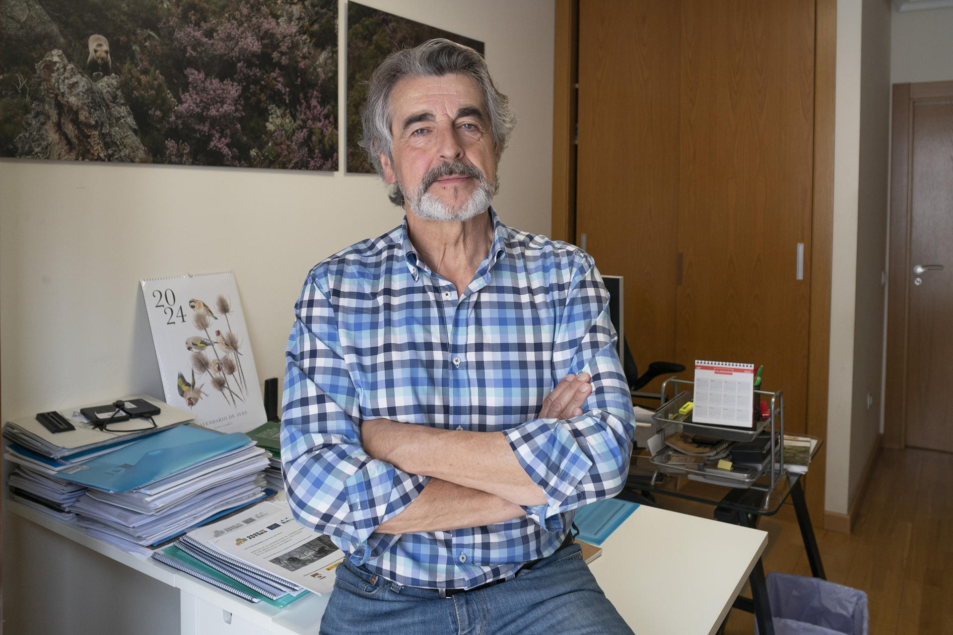El presidente de la Fundación Oso Pardo, Guillermo Palomero, en una fotografía de archivo. EFE/ Román G. Aguilera