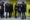 Agentes de los Mossos trabanjando en el centro de Barcelona.EFE/ Quique García