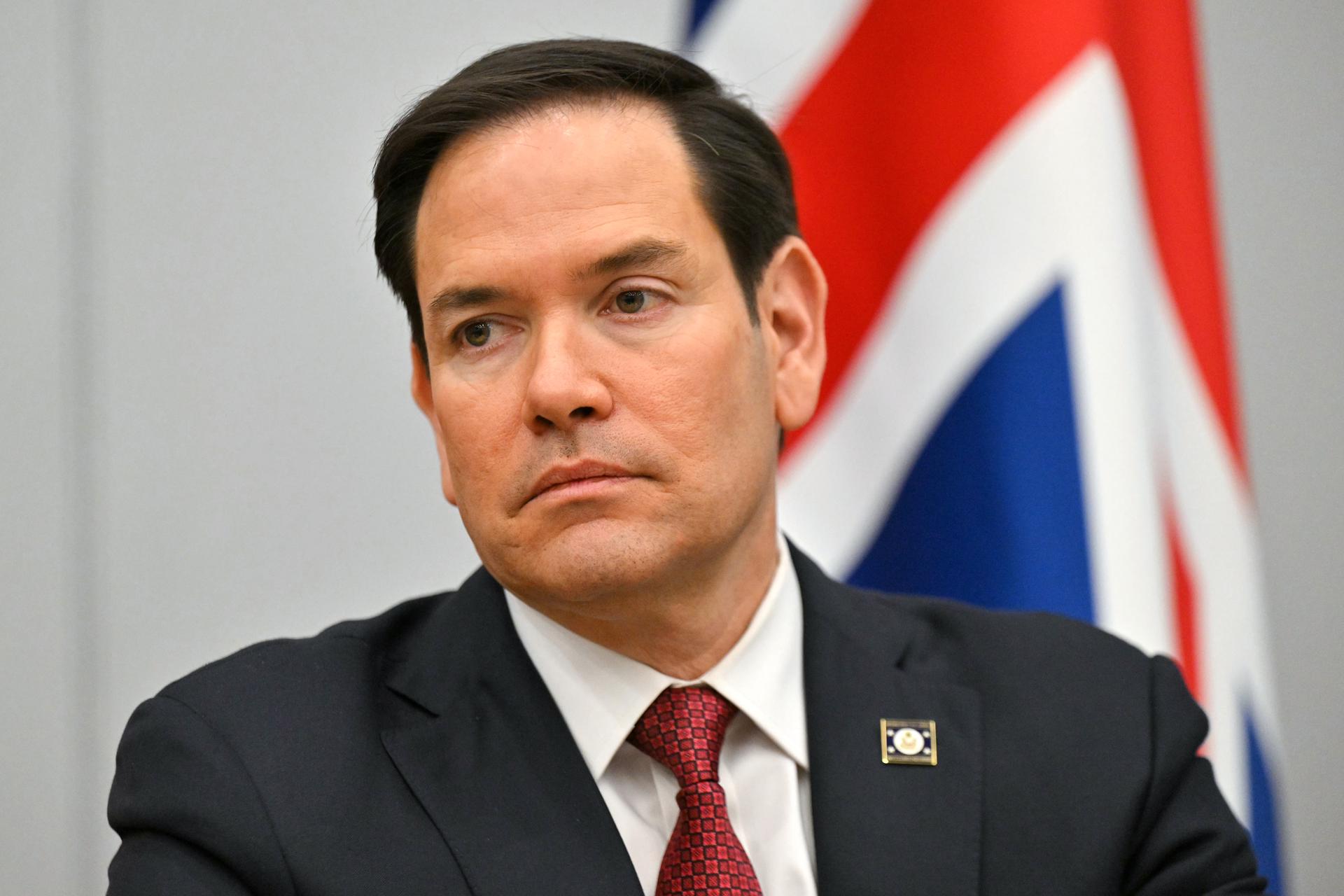 Fotografía de archivo del secretario de Estado de EE.UU., Marco Rubio. EFE/EPA/NICOLAS TUCAT / POOL