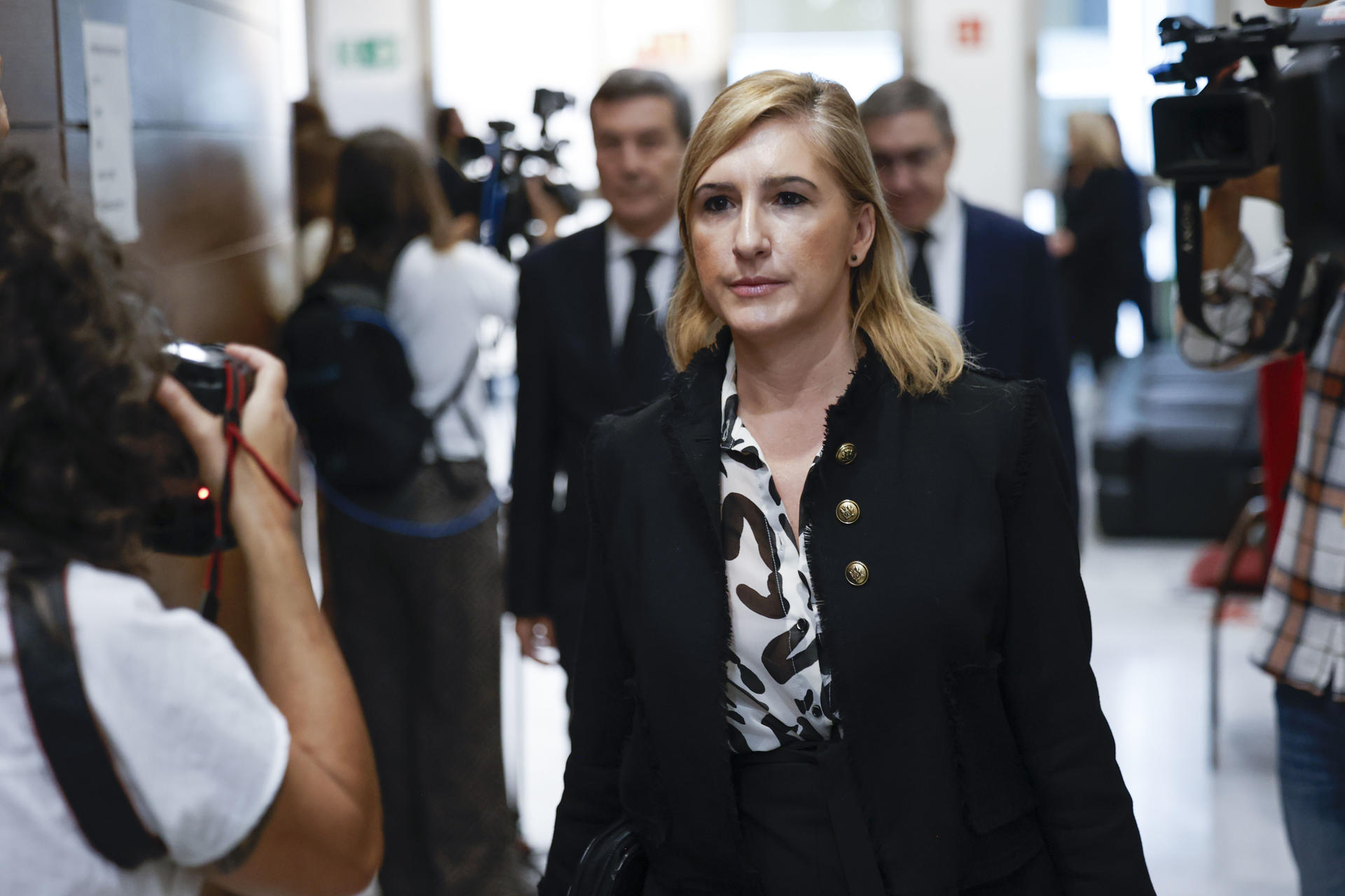 La exconsellera Salomé Pradas en Les Corts el pasado mes de noviembre. EFE/Biel Aliño