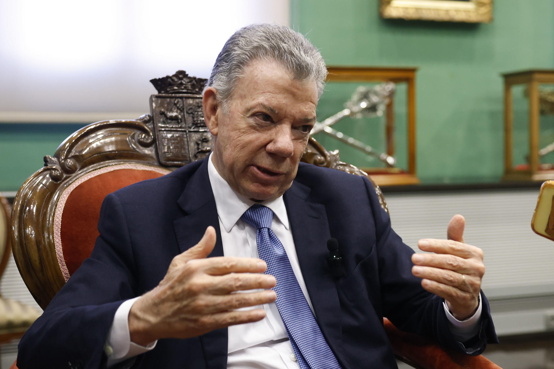Fotografía de archivo del expresidente de Colombia, Juan Manuel Santos. EFE/ Javier Cebollada