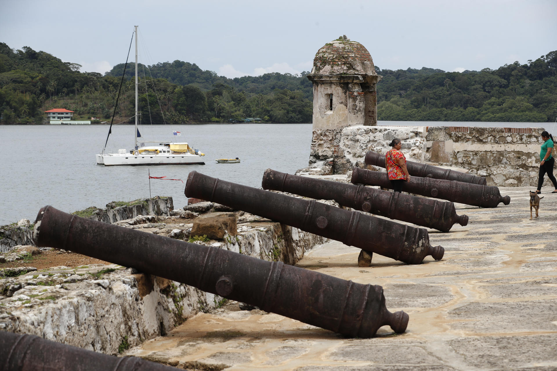 Fotografía de archivo del Castillo Santiago de la Gloria, en Portobelo (Panamá). EFE/ Bienvenido Velasco