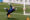 El portero del Real Madrid Andriy Lunin, durante un entrenamiento. EFE/Daniel González