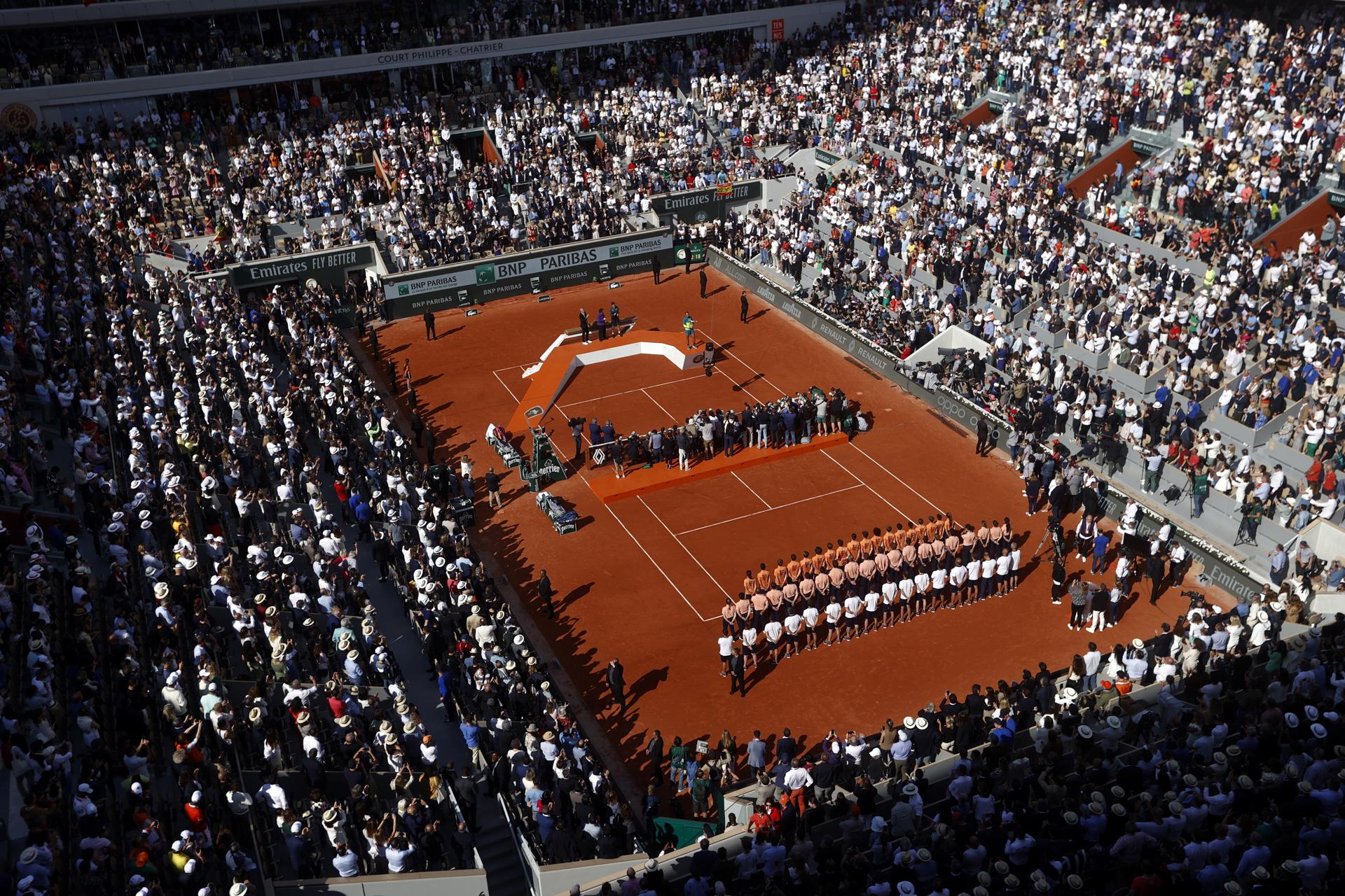 Visión general de Roland Garros, en una foto de archivo. EFE/EPA/YOAN VALAT