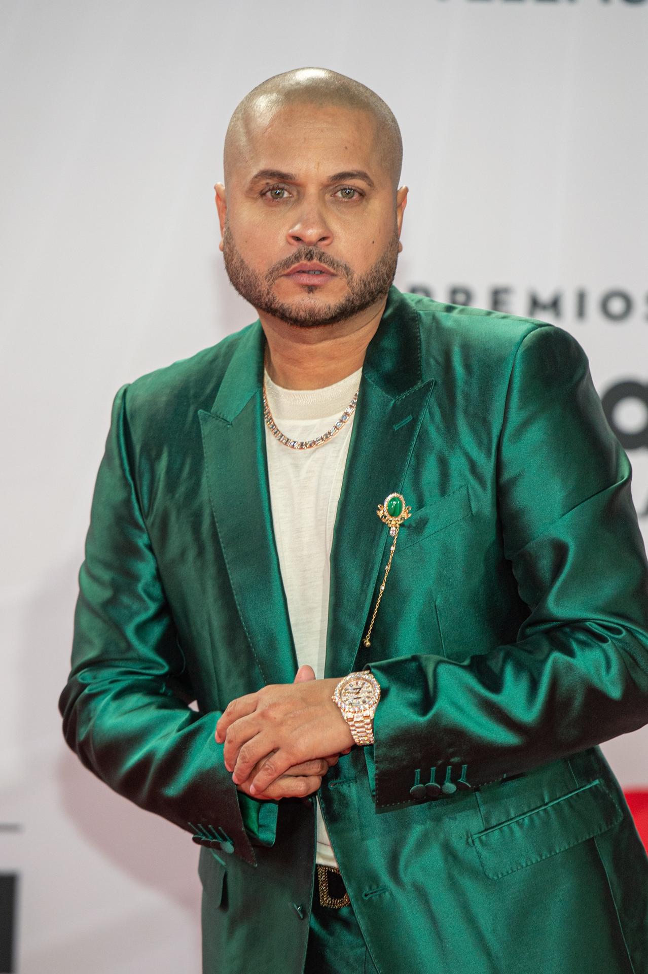 El rapero puertorriqueño Tempo posa en una foto de archivo durante la alfombra roja de los Premios Billboard de la Música Latina, en el BB&T Center de Sunrise, una ciudad del condado Broward y cercana a Miami, Florida (EE.UU). EFE/Giorgio Viera