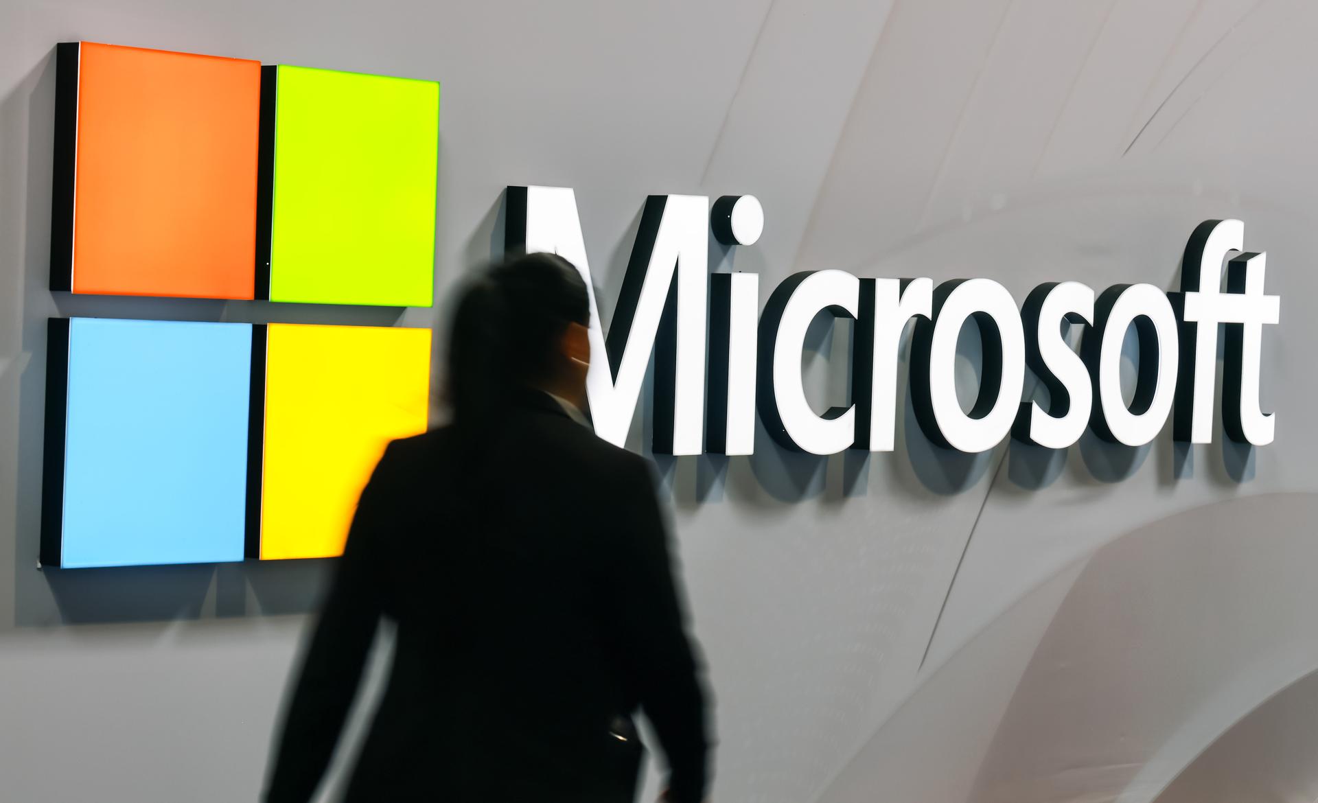 Foto de archivo de la empresa Microsoft. EFE/HANNIBAL HANSCHKE