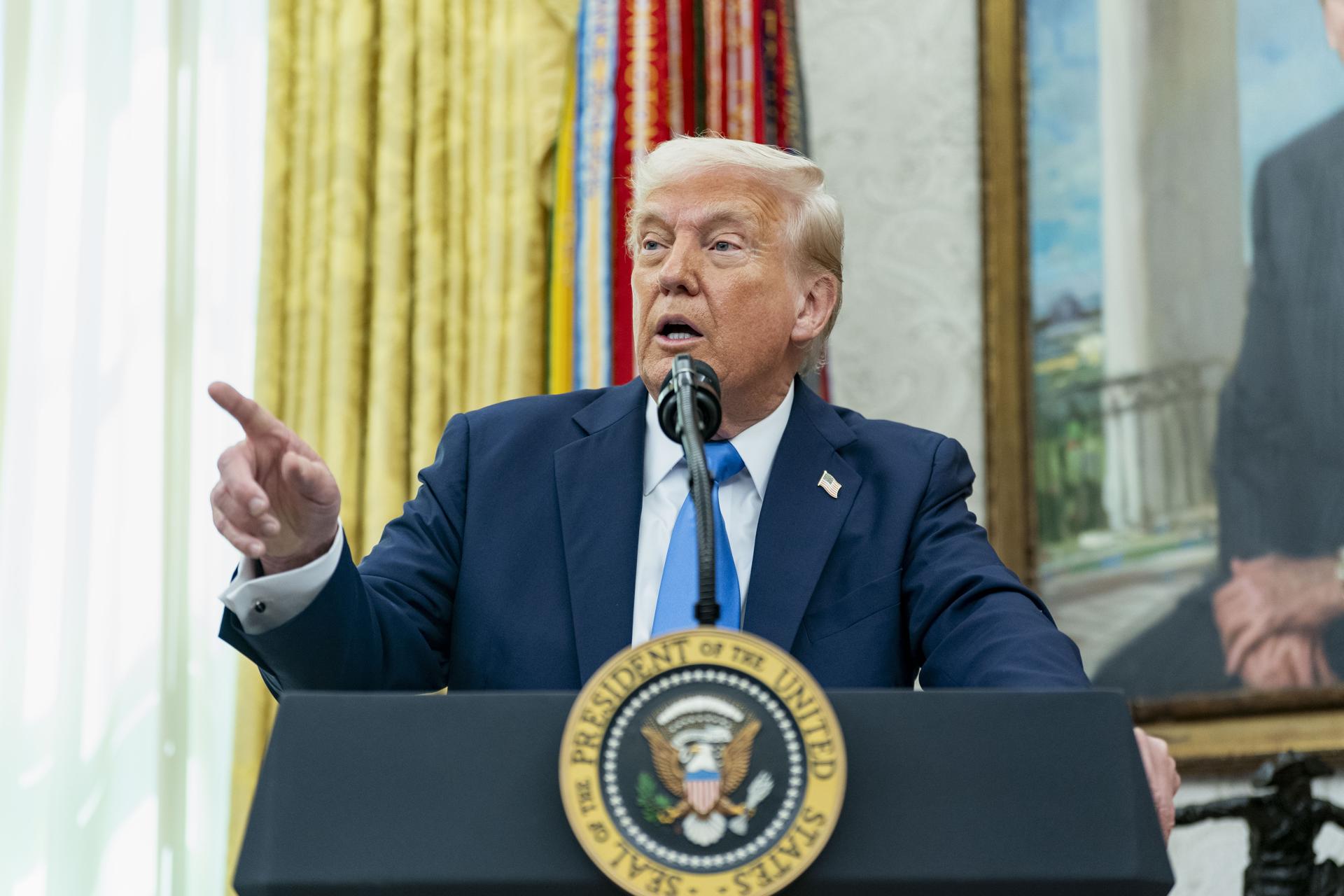 Foto de archivo de presidente de EE.UU. Donald Trump. EFE/BONNIE CASH / POOL