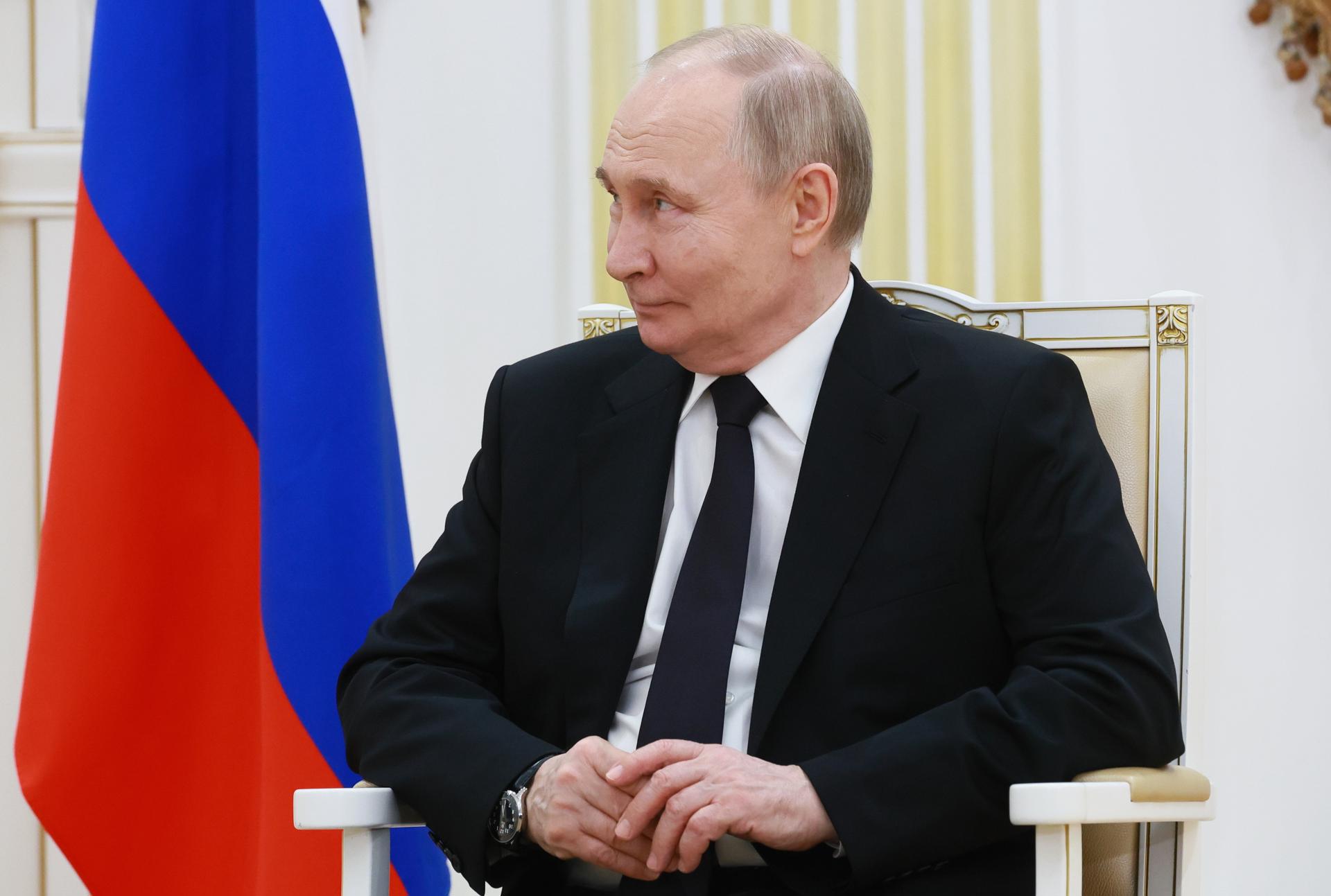 El presidente ruso, Vladímir Putin, en una imagen del 29 de abril de 2025. EFE/EPA/VLADIMIR SMIRNOV/SPUTNIK/KREMLIN POOL MANDATORY CREDIT