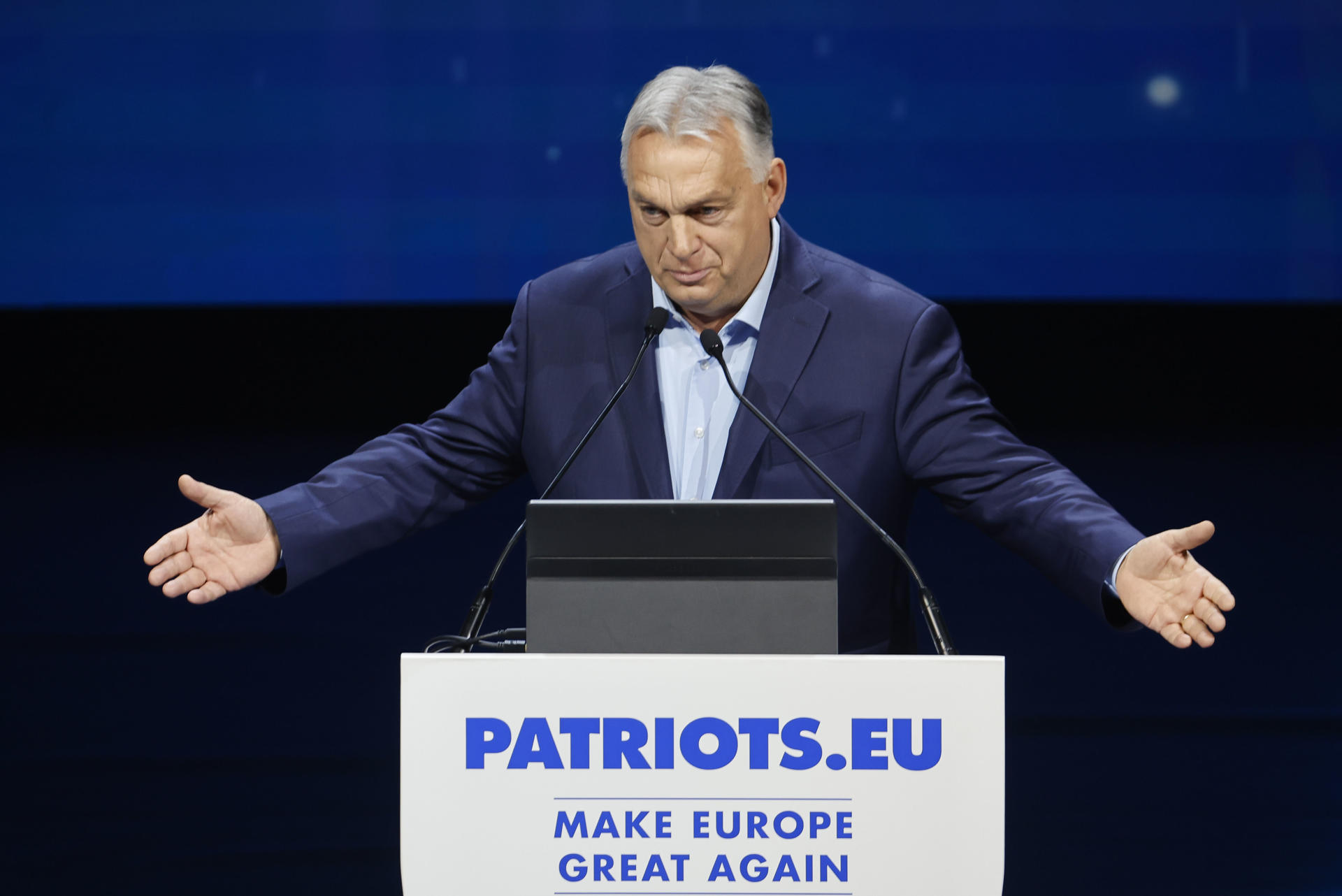 Imagen del primer ministro húngaro, Viktor Orbán, EFE/ Sergio Pérez