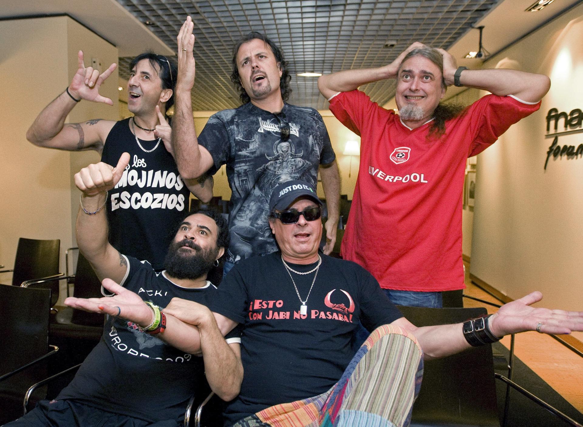 Imagen de archivo del grupo de rock Mojinos Escozíos. EFE/Javier Cebollada