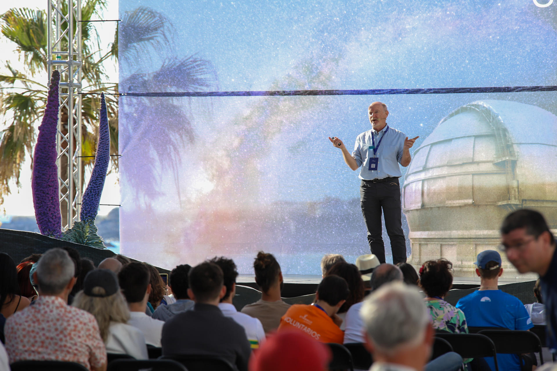 El neurocientífico Rafael Yuste participa en el ciclo de conferencias de este viernes en el Festival Starmus con la charla "¿Se puede ver el pensamiento?". EFE / Luis G Morera