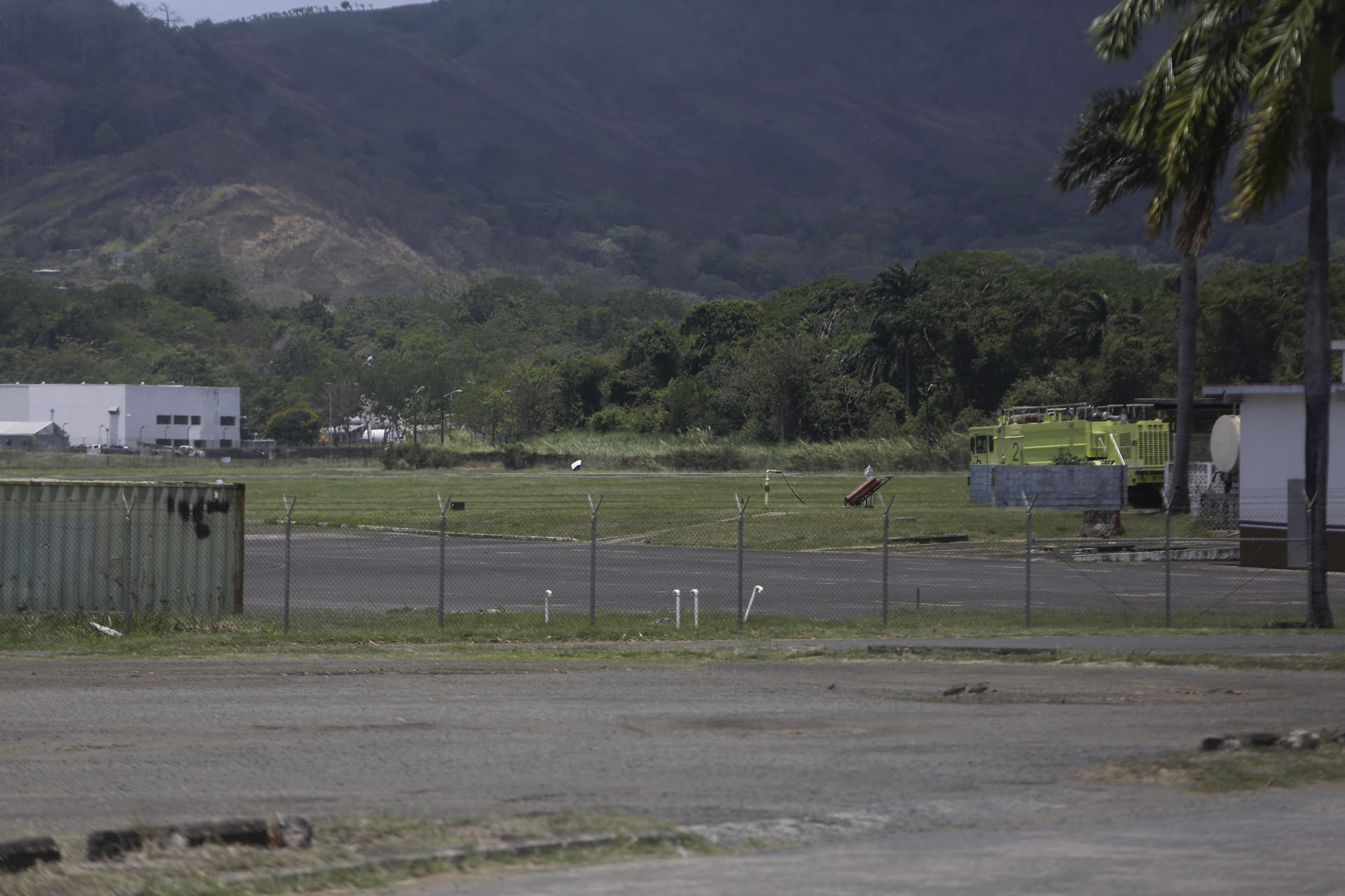 Fotografía de la base aérea Teniente Octavio Rodríguez Garrido este martes, en Ciudad de Panamá (Panamá). EFE/ Carlos Lemos