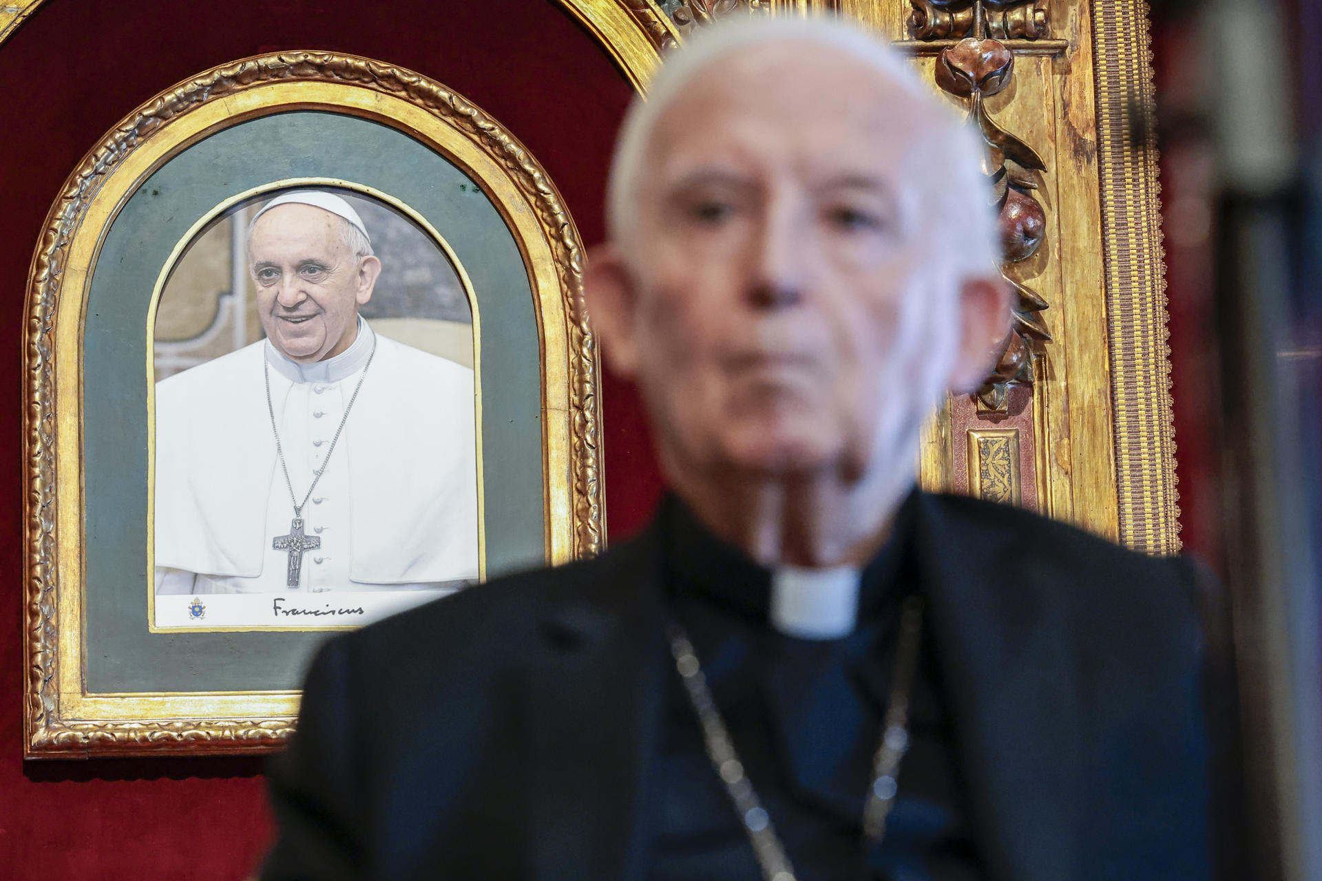 El cardenal Antonio Cañizares, en una imagen de archivo de octubre de 2022. EFE/ Biel Aliño