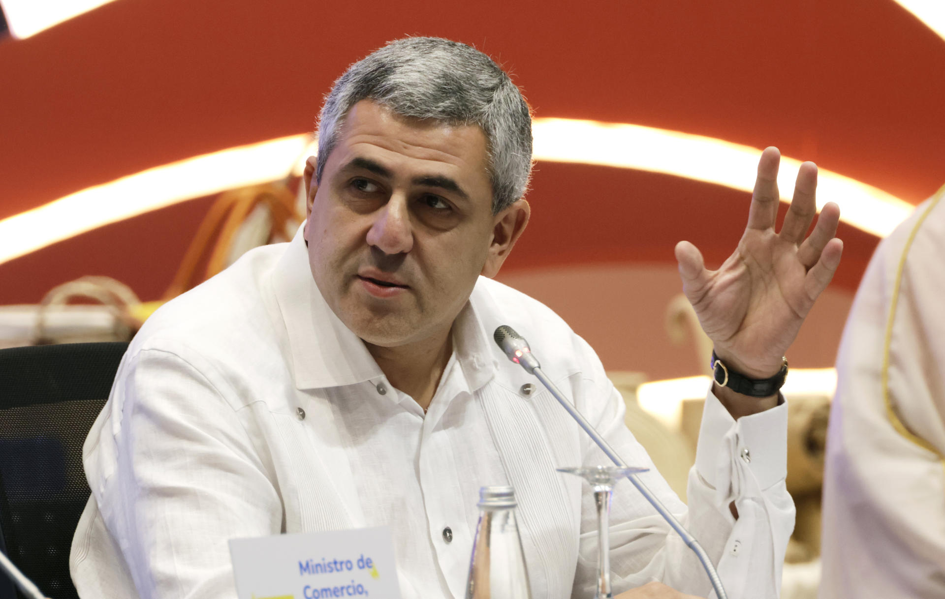 El secretario general de ONU Turismo, Zurab Pololikashvili. EFE/Ricardo Maldonado Rozo
