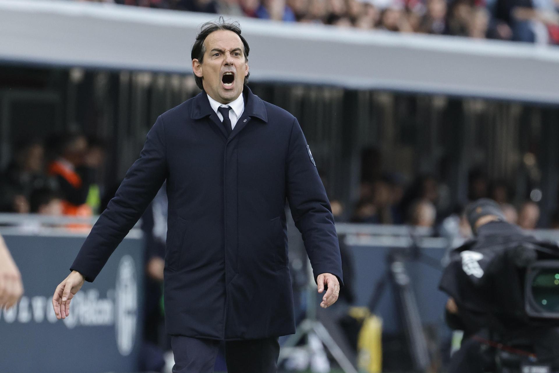 El entrenador del Inter de Milan, Simone Inzaghi. EFE/SERENA CAMPANINI