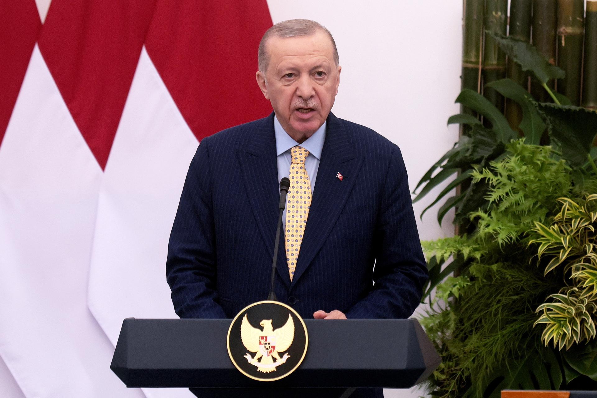 Imagen de Archivo del presidente turco, el islamista Recep Tayyip Erdogan.
EFE/EPA/ADI WEDA