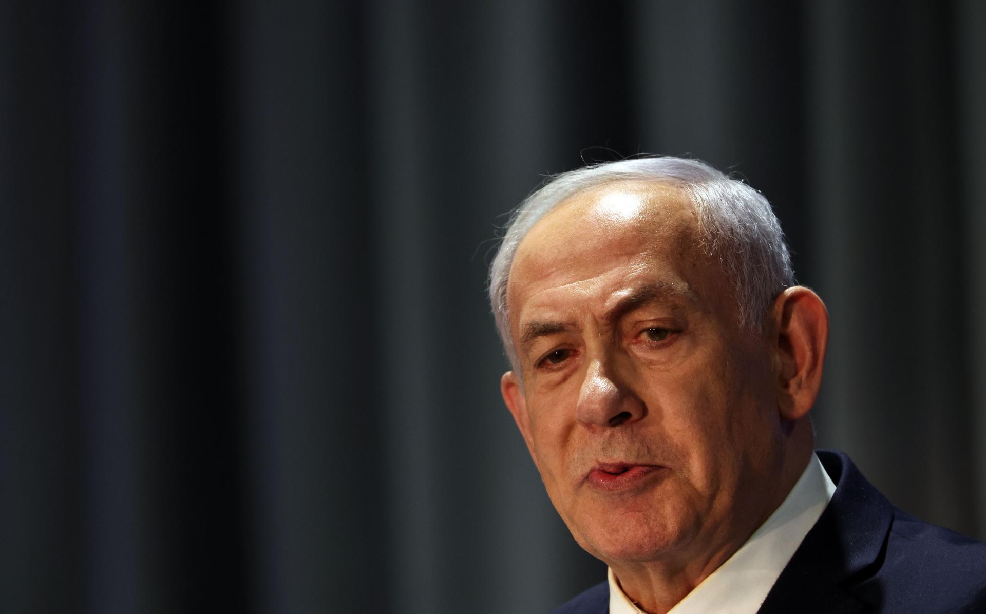 Imagen de archivo del primer ministro israelí, Benjamín Netanyahu. EFE/EPA/ATEF SAFADI