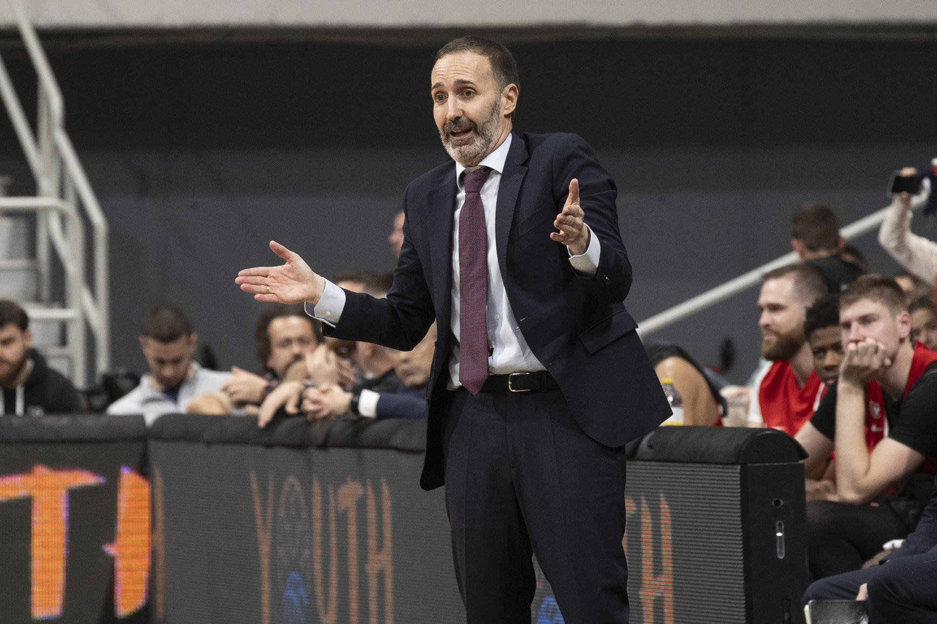 El entrenador de UCAM Murcia Sito Alonso, nuevo seleccionador de Letonia. EFE/Marcial Guillén
