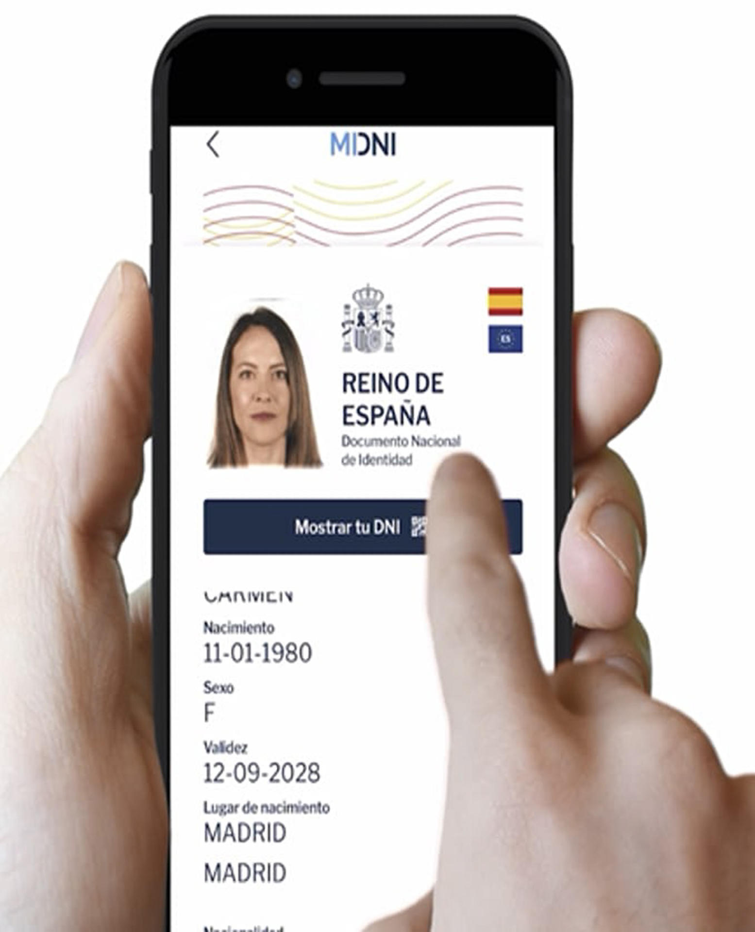 El Consejo de Ministros ha aprobado este martes el real decreto para la expedición del nuevo DNI que se podrá llevar en el móvil, en una aplicación, y que requiere de este paso para que el documento de identidad en formato digital tenga la misma validez que el de formato físico. EFE/Ministerio del Interior / SOLO USO EDITORIAL/SOLO DISPONIBLE PARA ILUSTRAR LA NOTICIA QUE ACOMPAÑA (CRÉDITO OBLIGATORIO)