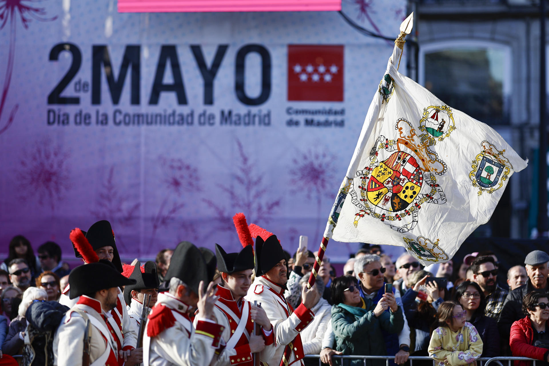 Imagen de archivo de la recreación de la batalla del Dos de Mayo, en Madrid. EFE/ Rodrigo Jiménez