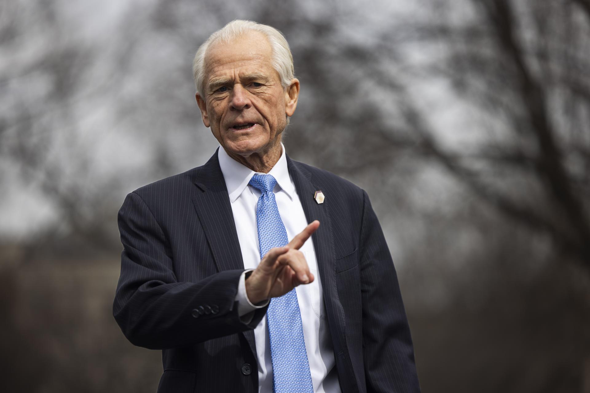 Foto de archivo de Peter Navarro, asesor de Comercio y Manufacturas del presidente de Estados Unidos, Donald Trump. EFE/JIM LO SCALZO