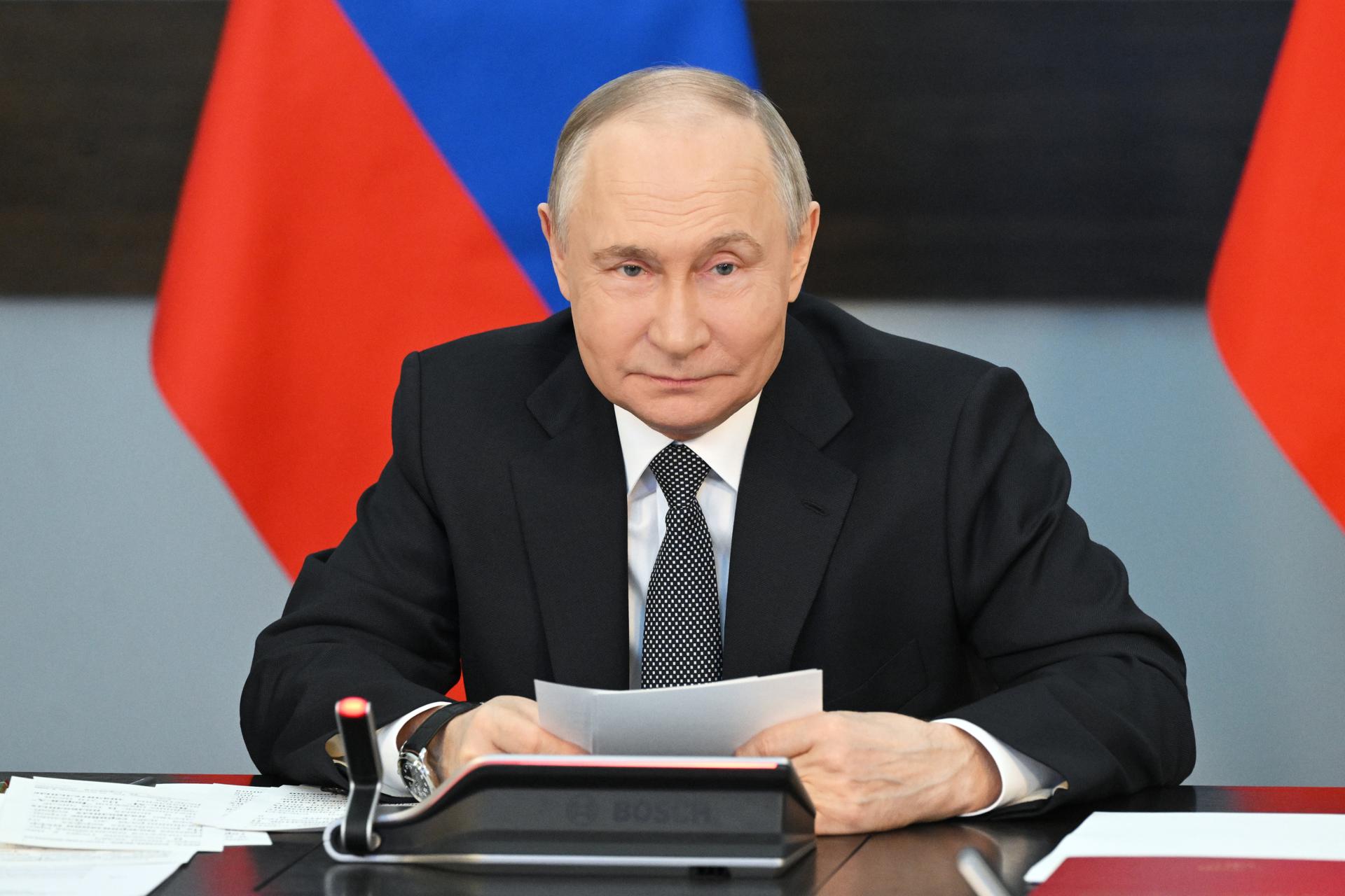 El presidente de Rusia, Vladímir Putin. EFE/EPA/ALEXEI DANICHEV/SPUTNIK/KREMLIN / POOL