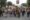 Los músicos y artistas callejeros protestan contra la regulación municipal que impone un límite máximo de decibelios y el uso de instrumentos de percusión, en Nápoles, Italia, 14 de abril de 2025. (Protestas, Italia, Nápoles) EFE/EPA/CIRO FUSCO

