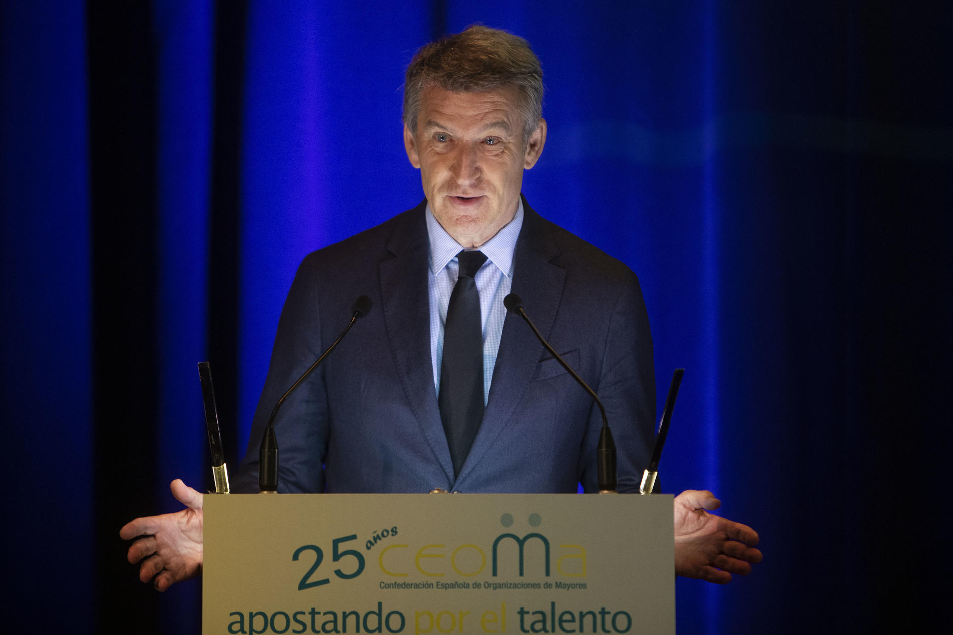 El presidente del Partido Popular, Alberto Núñez Feijóo. EFE / Salvador Sas
