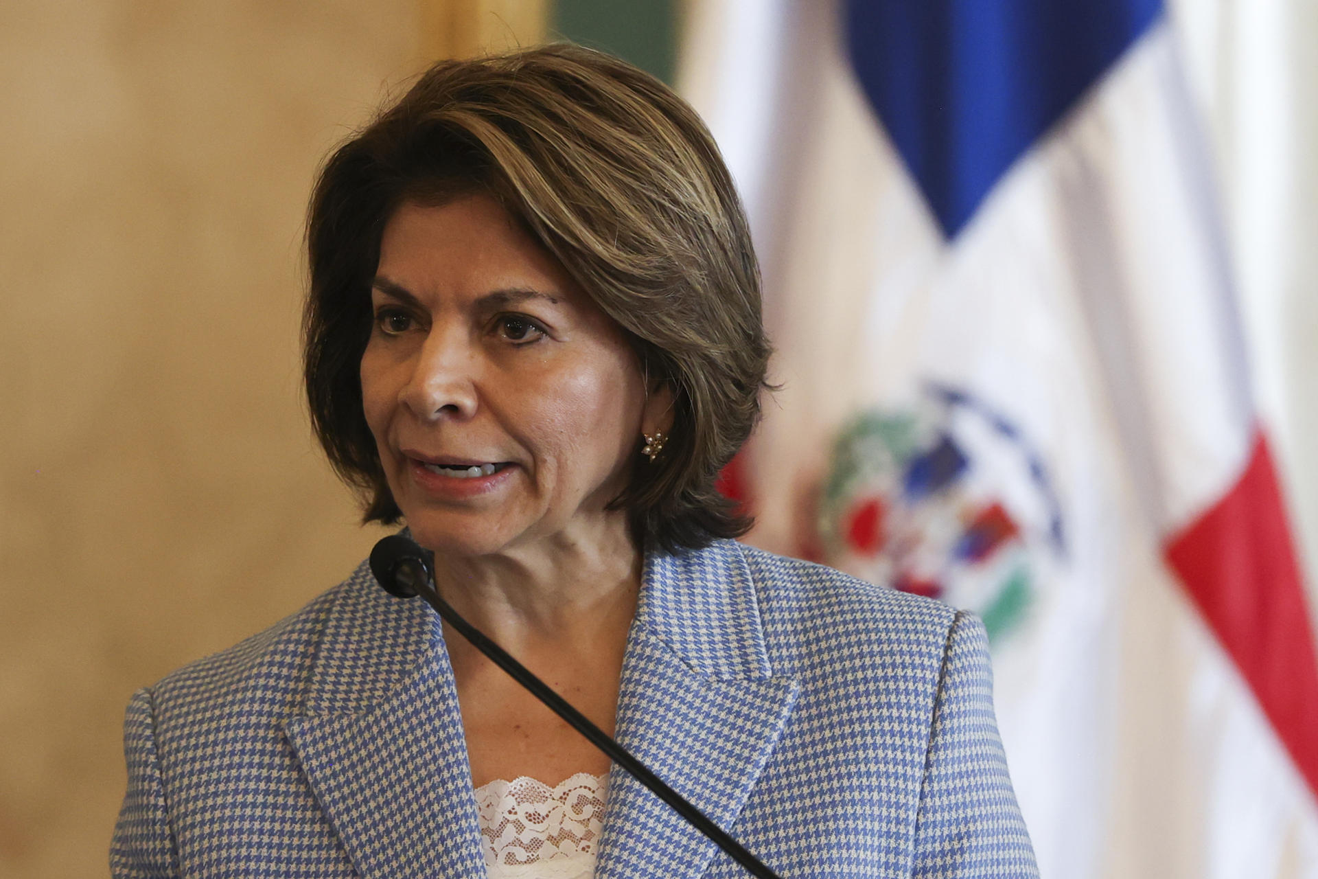 La expresidenta de Costa Rica Laura Chinchilla, en una fotografía de archivo. EFE/Orlando Barría