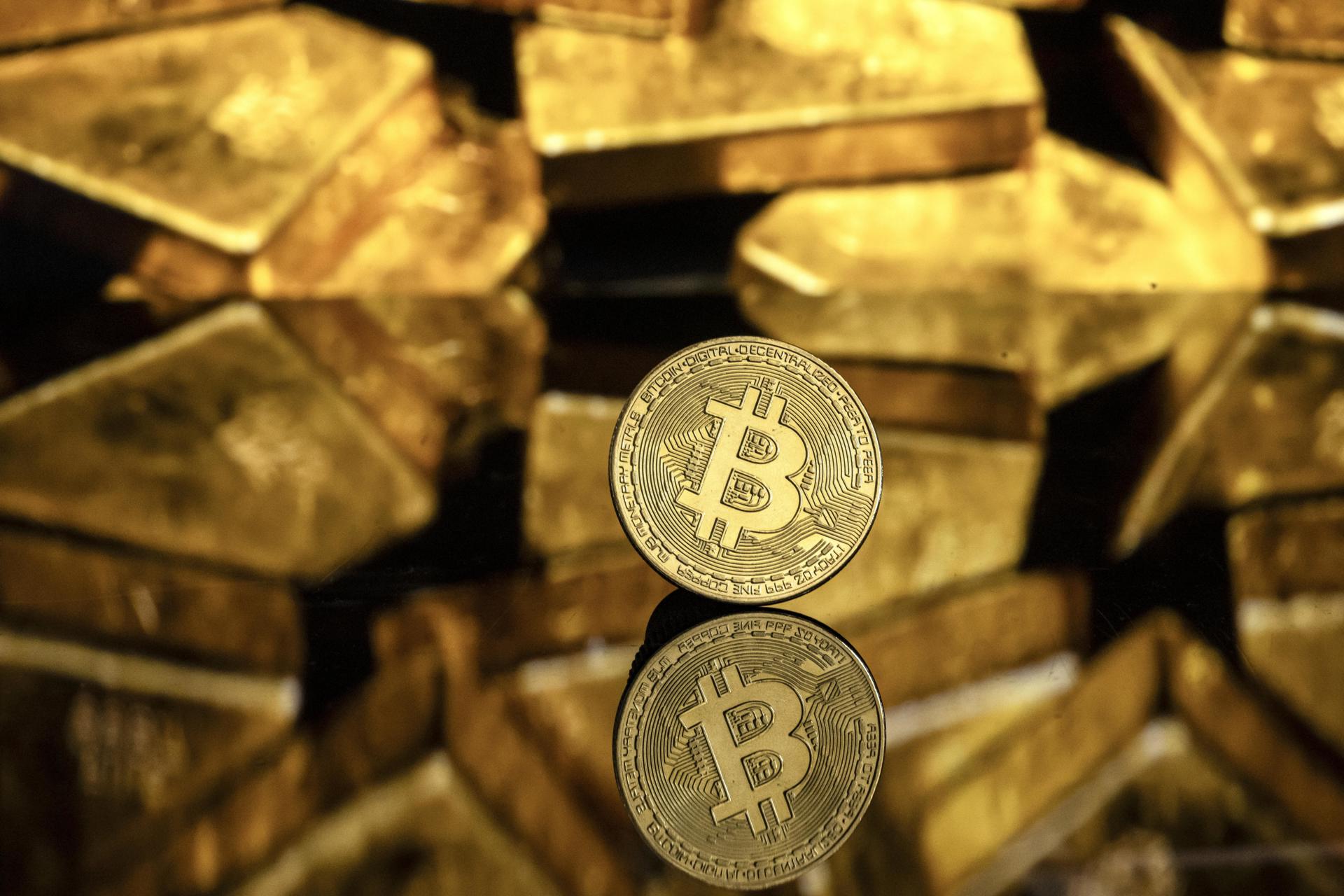 Imagen de archivo de una imagen de un bitcoin. EFE/EPA/PABLO GIANINAZZI