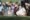 Scottie Scheffler hace parte del trío que escolta al británico Justin Rose en la primera jornada del Masters de Augusta. EFE/EPA/CJ GUNTHER
