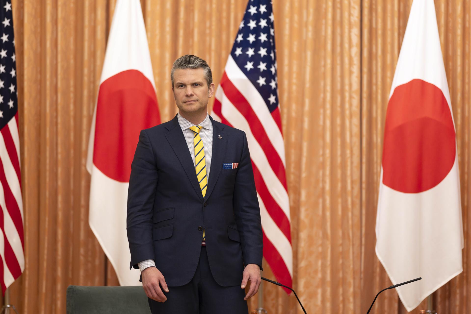 Foto de archivo del jefe del Pentágono Pete Hegseth. EFE/STANISLAV KOGIKU / POOL