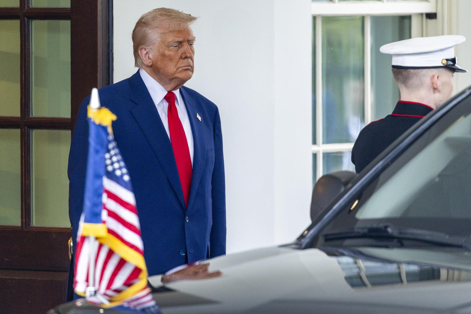Foto de archivo del presidente de EE.UU. Donald J. Trump. EFE/SHAWN THEW