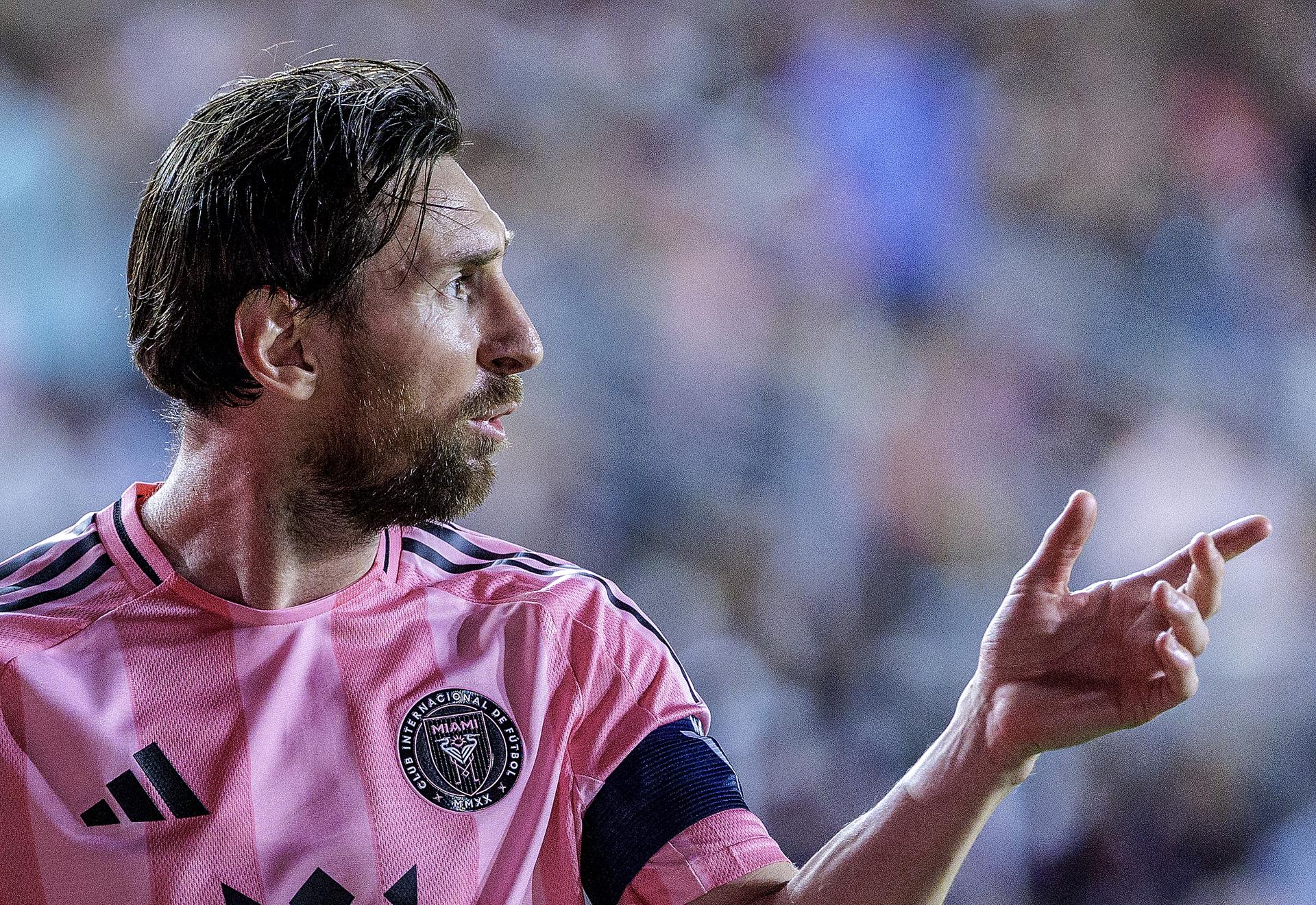 Lionel Messi, jugador del Inter Miami. EFE/EPA/CRISTOBAL HERRERA-ULASHKEVICH