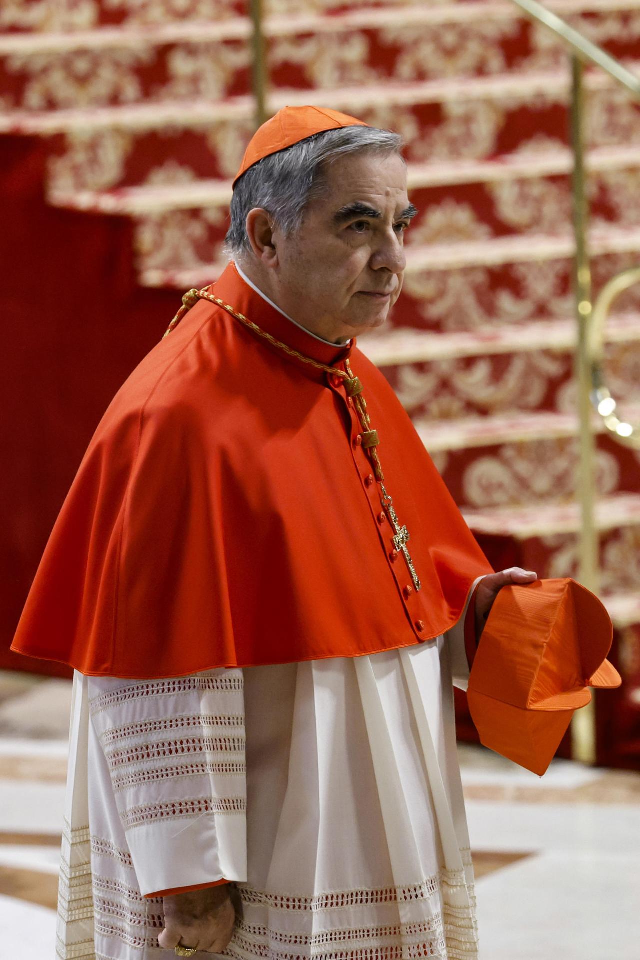 Imagen del cardenal Angelo Becciu.
EFE/EPA/FABIO FRUSTACI